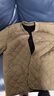 男士加絨內膽小棉襖大碼短款加厚保暖冬季內穿上衣外穿棒球服外套 卡其色 【升級袖子加絨】 2XL 135-150斤 曬單實(shí)拍圖