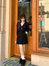 羊毛呢短裙半身裙高腰A字2025冬季新款厚保暖裙子女時(shí)尚百搭顯瘦 黑色 M 曬單實(shí)拍圖