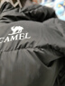 駱駝（CAMEL）【云感-Soft】?jì)和鸾q服加絨加厚戶(hù)外防風(fēng)面包服外套男女童親子 幻影黑 170 【媽媽可穿-含絨量90%】 曬單實(shí)拍圖