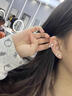 戚小米S999純銀針耳釘女養耳洞耳骨釘高級感耳蝸釘精致耳環(huán)配飾銀耳飾品 6mm【999足銀針】2只價(jià) 曬單實(shí)拍圖