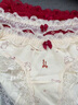 莫代爾本命年紅內褲女士純棉抗菌加長(cháng)襠大紅色少女蕾絲新款女生三角褲 【3條裝】碎花+小兔+愛(ài)心 M 【推薦80-100斤】 曬單實(shí)拍圖