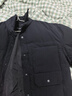 太平鳥(niǎo)男裝肌理感白鴨絨輕薄羽絨服秋冬襯衫式保暖外套潮流 黑色1 S 曬單實(shí)拍圖