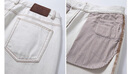 SANHEER【雅致紳士】高檔復古胚白色純棉 秋季男士合體直筒牛仔褲 DBJ385 米白色 33 曬單實(shí)拍圖