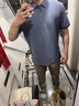 諾帝卡（NAUTICA）【商場(chǎng)同款】男裝春夏新款棉氨珠地親膚帶彈短袖Polo男KO4111 藏青4NV L 曬單實(shí)拍圖