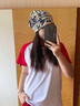 OIMG美式復古薄款堆堆帽女夏季情侶素顏帽子網(wǎng)紅時(shí)尚頭巾帽日系包頭帽 藏青色 曬單實(shí)拍圖