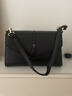 蘭恬紀中年媽媽包包女2025新款時(shí)尚氣質(zhì)女士單肩斜挎包質(zhì)感軟皮小方包潮 黑色 曬單實(shí)拍圖