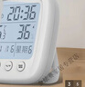 日本進(jìn)口原裝品質(zhì)室內溫度計濕度計高精度家用掛墻溫高顏值創(chuàng  )意 【標準款】時(shí)鐘+日歷+溫濕測量 曬單實(shí)拍圖