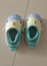 LATE TIME彩虹鯊魚(yú)兒童棉拖鞋男童冬季拖鞋嬰兒女童包跟室內毛毛男寶寶棉鞋 藍黃綠 內長(cháng)18cm 【180】適合腳長(cháng)約17cm 曬單實(shí)拍圖