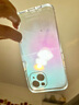 權速小眾暈染彩色適用蘋(píng)果手機iPhone15新款透明手機殼蘋(píng)果14硅膠防摔軟殼13日韓全包手機女款保護套 【藍暈粉】 iPhone13 曬單實(shí)拍圖