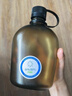 樂(lè )基因（nalgene）美國大容量運動(dòng)夏季男女健身塑料軍訓杯子戶(hù)外登山便攜式水壺1L  曬單實(shí)拍圖