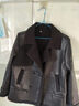 塔馳密司（touchmiss）TOUCH MISS皮毛一體皮衣外套女加絨加厚仿羊羔毛PU皮夾克上衣LSY 黑色 3XL 曬單實(shí)拍圖