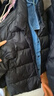 巴拉巴拉童裝兒童羽絨服男女童2025新款寶寶冬裝拼接外套三防保暖上衣百搭 黑色牛仔-灰鴨絨-85%絨子 130 充絨量89g 曬單實(shí)拍圖