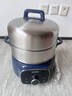 蘇泊爾電蒸鍋家用蒸燉鍋大容量電蒸箱多用途鍋多功能電鍋蒸包子鍋電熱鍋蒸煮一體電火鍋不銹鋼底鍋蒸籠 15.5L -新品上市-現貨速發(fā) 曬單實(shí)拍圖