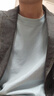班尼路（Baleno）長(cháng)袖t恤男春秋季基礎款純色圓領(lǐng)男士打底衫寬松純棉上衣男女同款 曬單實(shí)拍圖