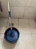 新款旋轉拖把免手洗懶人干濕拖地神器墩布一拖凈拖把旋轉式脫水q 【藍色】分離拖把-共2個(gè)替換布 曬單實(shí)拍圖