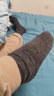 PRIMEET羊毛過(guò)膝襪女秋冬保暖厚襪子冬季加絨加厚護膝大腿長(cháng)襪發(fā)熱長(cháng)筒襪 曬單實(shí)拍圖