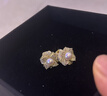 Jay 珍珠花朵耳夾無(wú)耳洞耳飾女耳骨夾送女友閨蜜新年禮物 淡水珍珠耳夾(/就近發(fā)貨) 曬單實(shí)拍圖