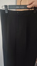 伯德小姐西裝褲女士正式穿搭小個(gè)子直筒褲子職業(yè)面試正裝西褲 黑色  L 曬單實(shí)拍圖