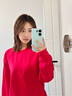 班尼路（Baleno）紅色衛衣女加絨保暖大碼長(cháng)袖女2026馬年本命年衣服新年內搭上衣女 曬單實(shí)拍圖