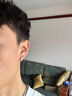 黛若純S999足銀耳釘養耳洞耳環(huán)痞帥男高級感耳圈環(huán)復古耳扣耳飾中性潮 【單只】純銀耳釘(酷帥養耳) 曬單實(shí)拍圖
