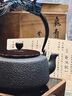 唐速日本鐵壺鑄鐵家用燒水煮茶壺純手工進(jìn)口無(wú)涂層砂鐵壺日式鐵茶壺 鐵壺單壺 曬單實(shí)拍圖