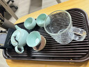 尚言坊電木茶盤(pán)茶托盤(pán)帶排水小型一人用高端家用功夫茶具簡(jiǎn)易干泡茶臺 曬單實(shí)拍圖