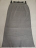 羅蒙（ROMON）羊毛80-210斤針織半身裙冬2023新款直筒裙冬季包臀裙毛線(xiàn) 深灰色【85cm-不開(kāi)叉】 L 【110-150斤】 曬單實(shí)拍圖