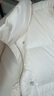愛(ài)居兔冬季拼接設計時(shí)尚立領(lǐng)羽絨馬甲EWRBJ4N703A 本白09 155/80A/S 曬單實(shí)拍圖