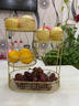 林家小子果盤(pán)客廳茶幾家用水果盤(pán)多層零食擺放盤(pán)輕奢高端精致水果籃收納筐 水果架四層大號 帶紙巾盒-金 曬單實(shí)拍圖