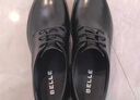 百麗（Belle）正裝皮鞋男內增高婚鞋真皮緩震商務(wù)鞋A1095AM3預售 黑色【內增高】 38 (240mm) 曬單實(shí)拍圖