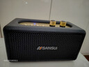 山水（SANSUI）Q3家庭高音質(zhì)無(wú)線(xiàn)藍牙音箱重低音炮立體環(huán)繞家用便攜式桌面迷你小音響大音量音樂(lè )播放器 黑色 曬單實(shí)拍圖