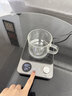 mave100°保溫杯墊電熱杯墊加熱杯墊恒溫陶瓷杯恒溫加熱器暖牛奶加熱器辦公室茶座暖杯墊家用小電器 銀色【100°沸騰】+送玻璃杯 0.4L 曬單實(shí)拍圖
