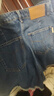 太平鳥(niǎo)女裝2024年夏季翻腰牛仔裙褲A1HBE2274 牛仔藍 M 曬單實(shí)拍圖