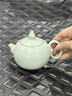 青澹墨雅 天青汝窯 茶具茶壺冰裂釉功夫泡茶壺景德鎮手工陶瓷禮盒裝 玉珠壺 255ml 曬單實(shí)拍圖
