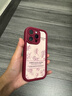 圣圖朗紅色素描玫瑰適用iPhone15promax手機殼蘋(píng)果16立體山茶花14plus防摔13小羊皮12高級感女11新年全包 天眼羊皮-紅白色-山茶花公仔 iPhone 14 Pro 曬單實(shí)拍圖