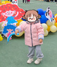 保姆鵝 兒童羽絨服短款防風(fēng)連帽加厚保暖男女童休閑戶(hù)外外套冬[NG2816] 薔薇粉 120 曬單實(shí)拍圖