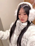 目丸東北旅游毛絨耳罩女冬季可愛(ài)白色保暖防凍保暖耳捂耳包護百搭耳套 雪花白【主圖款】 曬單實(shí)拍圖