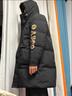 花花公子（PLAYBOY）潮牌中長(cháng)款羽絨服男士2025新款冬季高級感情侶裝派克大衣外套男款 黑色【90白鴨絨羽絨服】 L 【120-140斤】 曬單實(shí)拍圖