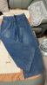 皮爾卡丹復古高腰顯瘦闊腿牛仔褲女2025春秋新款梨型身材不貼腿直筒長(cháng)褲潮 藍色牛仔褲 XL 建議115-130斤 曬單實(shí)拍圖