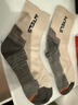 WRELS戶(hù)外運動(dòng)美利奴羊毛襪子登山越野徒步襪防臭速干透氣美麗諾跑步襪 中筒-混色【三雙裝】 L（41-46碼） 曬單實(shí)拍圖