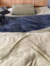 南極人冬季牛奶絨四件套2025新款床單加絨被套200x230宿舍全套床上用品 高級灰+果綠【高端加厚牛奶絨】 1.8四件套 床笠款 （被套200*230cm） 曬單實(shí)拍圖