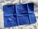 便攜充氣枕頭戶(hù)外野營(yíng)午休方形午睡戶(hù)外露營(yíng)靠墊旅行PVC植絨枕頭 小號寶藍色不含充氣工具 單只 曬單實(shí)拍圖