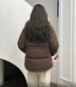 波司登（BOSIDENG）【小蠻腰】25新款羽絨服商場(chǎng)同款女短款90絨可脫卸帽顯瘦保暖外套 曠野棕7E70 L 170/92A 體重約120-130斤 曬單實(shí)拍圖