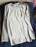 日高（NIKKO）戶(hù)外運動(dòng)T恤長(cháng)袖速干衣男秋冬打底衫透氣吸汗快干衣 麻灰 M 曬單實(shí)拍圖
