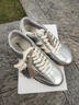 百麗彩虹豆跑道系列阿甘鞋2026春新商場(chǎng)同款花邊車(chē)線(xiàn)復古鞋E9Y1DAM6 銀色 37 (235mm) 曬單實(shí)拍圖