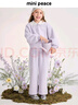 MiniPeace太平鳥(niǎo)童裝秋新女童套裝FBFCF3403 淺藤紫 120cm 曬單實(shí)拍圖