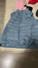 U.S. POLO ASSN.羽絨馬甲男短款鴨絨背心男士休閑立領(lǐng)馬夾外套上衣 藍色 XL  曬單實(shí)拍圖