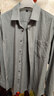 杉杉【純棉磨毛】襯衫男長(cháng)袖新款休閑商務(wù)全棉法蘭絨襯衣 灰綠色 39 曬單實(shí)拍圖