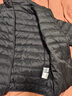鴨鴨品牌輕薄羽絨服男短款春秋新款休閑內搭輕便大碼保暖羽絨內膽外套 黑色 2XL (185) 【建議170-185斤】 曬單實(shí)拍圖