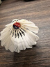 翎美羽毛球F9特選鵝毛超耐打業(yè)余訓練12只裝 76球速 曬單實(shí)拍圖